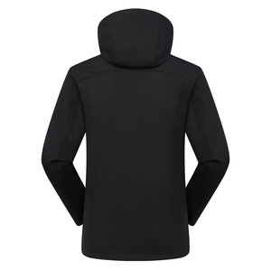 Nuevas chaquetas de concha suave, diseño personalizado, ropa de trabajo de invierno para hombres, forro polar a prueba de viento, cuello levantado - Product Image 6