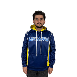 2025 haute qualité vente chaude bleu manches complètes hommes à capuche disponible en usine prix de gros basiques sublimation sweats à capuche - Product Image 1