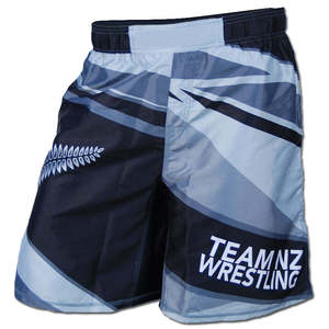 Pantalones Cortos de Lucha MMA y BJJ para Hombre al por Mayor, Sin Gi, con Cintura Elástica, Estampado por Sublimación Personalizado, Aberturas Laterales, Diseño Sólido Informal Digital - Product Image 4