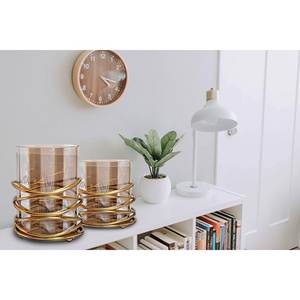 Candelabro de nido de alambre de latón, Color dorado, nuevo diseño para el hogar, sala de estar, decoración de mesa, candelabro - Product Image 2