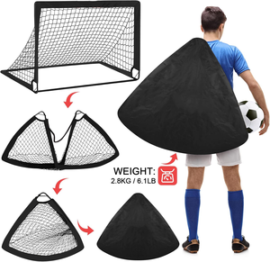 OEM/ODM Set di 2 Porte da Calcio Portatili in Metallo per Bambini, per Allenamento in Giardino, Interno/Esterno, con Borsa per il Trasporto - Product Image 6