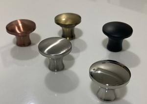 Perilla de armario de acero inoxidable satinado dorado moderno, calidad superior, muebles de oficina para el hogar, tirador de puerta, tirador de vidrio, latón, zinc, hoteles - Product Image 4