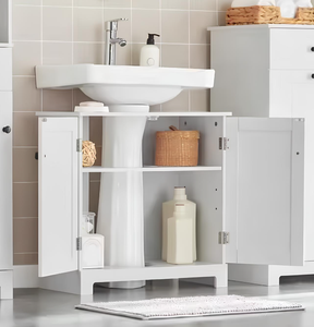 Meuble de salle de bain en bouleau au design moderne avec texture, coulisses à amortissement, peinture à base d'eau, style Shaker, étanche et anti-corrosion - Vente en gros - Product Image 4