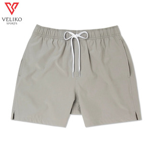 Short de surf pour homme Short de surf classique en toile Tissu spandex anti-rides Vêtements de plage taille moyenne Coupe confortable - Product Image 1