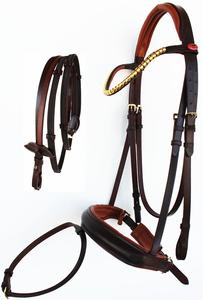 CABALLO BRIDLE DELUXE ANATOMIC ELEVADO CUERO - Product Image 3