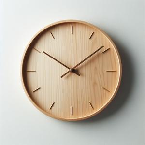 Horloge en bois classique chiffres romains minimalisme horloge murale meilleur pour la maison salon Design décoratif horloge murale en bois - Product Image 3