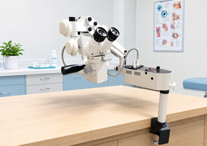 Microscopio Quirúrgico Binocular Oftálmico ROSLANE MEDITECH ROM-6 India con Fuente de Luz LED, Cámara de 12MP y Personalización OEM - Product Image 3