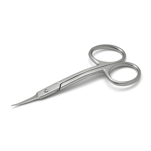 Ciseaux à ongles incurvés professionnels extra fins Ciseaux à cuticules doubles incurvés avec lame droite en acier inoxydable tranchante - Product Image 2