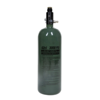 Cylindre d'air HPA en aluminium 62ci 4500psi bouteille rechargeable directement en stock pour l'utilisation des lanceurs