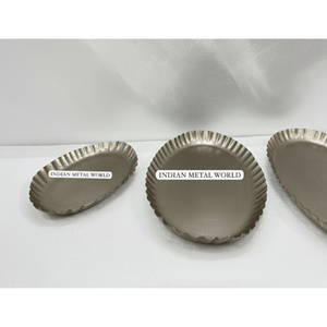 Bol à chocolat en aluminium au design classique, pièce maîtresse unique en métal, décoration de table, artisanat indien, fournisseur d'accessoires pour la maison - Product Image 2