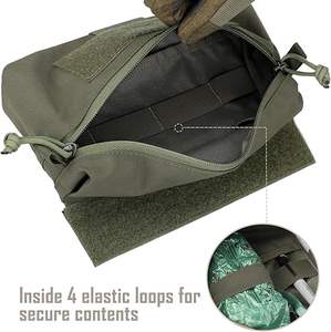 Bolsa táctica para colgar en el pecho PLUS1S Admin, bolsa de herramientas tácticas para chaleco táctico, soporte de placa - Product Image 2