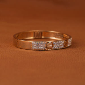 Bracelet de luxe minimaliste en plaqué or 10kt avec diamant Moissanite taille ronde pour cadeau d'anniversaire pour homme Style classique - Product Image 4