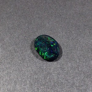 Opale noire naturelle 13X10MM Cabochon ovale 3.15Cts 1 pièce pierre précieuse en vrac pour la fabrication de bijoux - Product Image 3