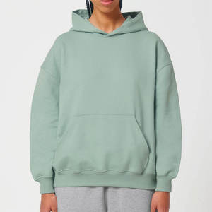 Sudadera con capucha de otoño e invierno para hombres y mujeres 100% algodón estampado callejero sudadera tela polar suelta - Product Image 1