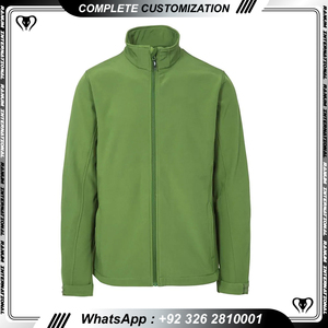 High Quality Spring Autumn Outdoor <b>Jacket</b> Customized Logo Embroidery <b>Thin</b> Windproof <b>Waterproof</b> Made From Durable Fleece Fabric - Product Image 2