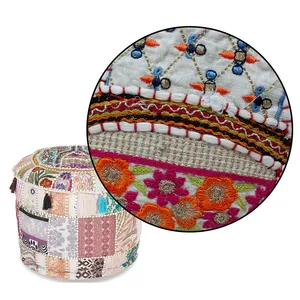 Top Qualité 100% coton Pouf Pouf Pour la maison Et en plein air Décoratif Disponibles À Prix De gros De l'inde - Product Image 3