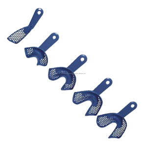 ชุดถาดพิมพ์ฟันสเตนเลสสตีลสีเงิน พรีเมี่ยม เวิลด์ พรีซิชั่น เซอร์เจอร์คัล แมนนวล ได้รับการรับรองมาตรฐาน CE สำหรับฟันบนและฟันล่าง รับประกัน 3 ปี - Product Image 2