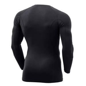 Ropa de playa personalizada para hombre, protector de sarpullido de manga larga, 100% algodón, poliéster, gimnasio, Fitness, alta calidad, cuello redondo - Product Image 6