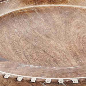 Assiettes en bois massif avec formes personnalisées, bols à motif rond à vendre, décoration de bureau, vente en gros - Product Image 2