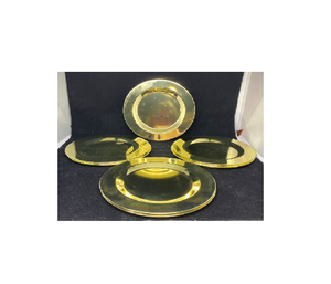 Cuivre écologique classique pour assiette de chargeur ensemble de dîner à bord doré pour les mariages Offre Spéciale - Product Image 3