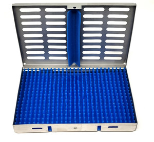 Boîte de stérilisation dentaire pour 10 instruments en acier inoxydable, manuelle |   Certifié CE ISO |   OEM ODM |   Utilisation hospitalière | - Product Image 2