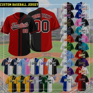 ชุดเบสบอลสำหรับเยาวชนชุดเบสบอลออกแบบได้ตามต้องการพร้อมโลโก้ของตัวเอง - Product Image 6