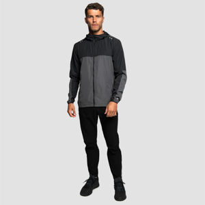 Chaqueta con capucha vintage con bolsillo frontal para arranque de otoño personalizada, chaqueta cortavientos impermeable ligera para hombre - Product Image 3