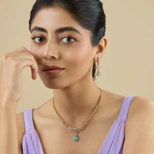 Zircon <b>Necklace</b> for Party 181015 - Product Image 1