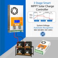 Contrôleur de charge solaire MPPT Wifi 96V 30A pour panneaux solaires photovoltaïques de 3000W