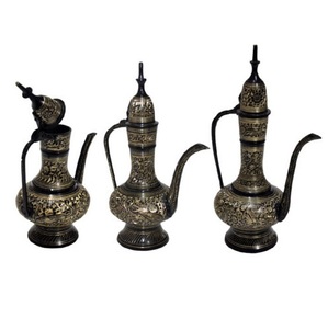 Hot Selling Brass Aftaba Black Engraved Arabian Aftaba Top Quality Middle Eastern Aftaba Tea and <b>Coffee</b> <b>Pot</b> - Product Image 1