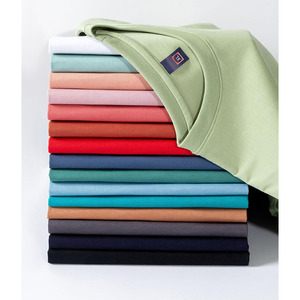 High Quality OEM <b>Men</b> Plain <b>T</b>-<b>shirt</b> Custom Printing <b>Heavyweight</b> Oversized Cotton Casual Tee Blank Tshirts <b>T</b>-<b>shirt</b> for <b>men</b> - Product Image 3