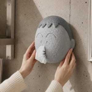 Crayon Shin-chan Stone Tissue Holder Carved <b>Wall</b> <b>Mounted</b> Tissue Dispenser Cartoon Decor for Bathroom <b>Desk</b> - Product Image 1