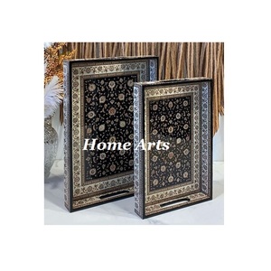 Plateau de service à desserts en acier inoxydable Plateau de service en forme de rectangle de qualité supérieure pour bonbons et chocolats en Inde - Product Image 6