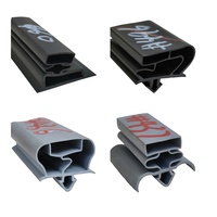 Joint d'étanchéité en caoutchouc extrudé sur mesure pour réfrigérateur, bandes magnétiques durables en PVC pour porte de congélateur