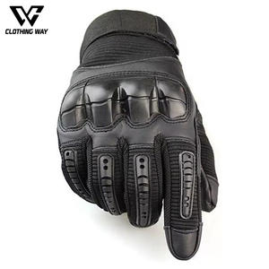 Gants de moto compatibles avec les écrans tactiles, en cuir, imperméables, protection UV, performance pour hommes - Product Image 1