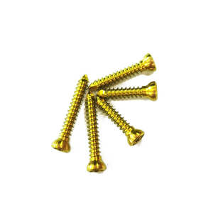 Vis corticales en titane autotaraudeuses 2.4mm pour implants orthopédiques vétérinaires Instruments chirurgicaux et équipement pour animaux de compagnie # colonne vertébrale - Product Image 2