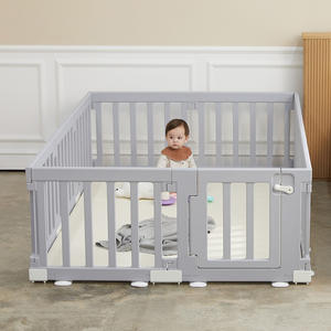 [Edu-Play] <b>Baby</b> <b>Supplies</b> & <b>Products</b> Newborn to Toddler Woody <b>Baby</b> Room with Door Set <b>Baby</b> Fence 10P FR-10GY Infant <b>Products</b> - Product Image 4
