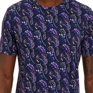 OEM conception pas cher en vrac 100% polyester sublimation t-shirt gaufrage logo conception personnalisé sublimation impression t-shirt pour hommes - Product Image 3