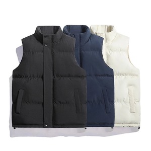 Chaqueta acolchada sin mangas para hombre de alta calidad, chaleco acolchado ligero, calentador de cuerpo de invierno cálido, ropa de calle al aire libre - Product Image 1