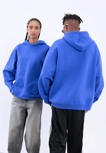 เสื้อสเวตเตอร์คอตตอน100% โอเวอร์ไซส์ใส่ได้ทั้งชายและหญิงเสื้อมีฮู้ดปักโลโก้ตามสั่ง - Product Image 2