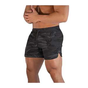 OEM Mid Waist <b>Men's</b> Fitness Sports Training Running <b>Shorts</b> Cotton Sport Pants Eco-Friendly Washed Decoration Casual XS Size - Product Image 3
