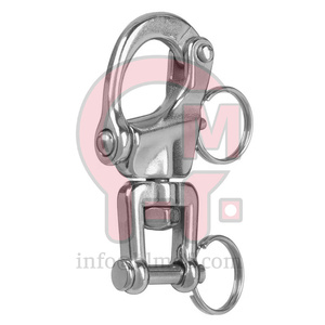 Hlm Thép Không Gỉ AISI 316 304 Mùa Xuân Cố Định Snap Còng Xoay Eye Snap Còng Nhanh Chóng Phát Hành Cố Định Eye Snap Còng - Product Image 3