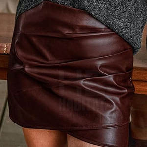 Faldas de Cuero Genuino Transpirables para Mujer, Ajuste Cómodo, Tela Resistente, Adecuadas para el Trabajo - Product Image 3