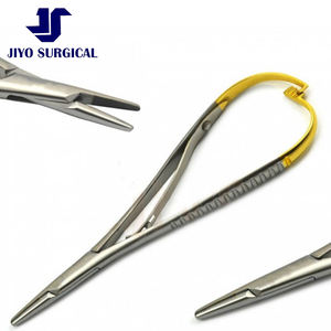 Controlador de aguja quirúrgico Manual de Venta caliente 5,5 \ "TC Mathieu soporte de aguja con punta de carburo de tungsteno para sutura de precisión - Product Image 1