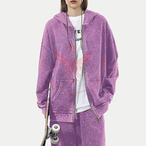 Servicio OEM al por mayor: Sudaderas con capucha de invierno para mujer, 100% algodón, forro polar, con logo frontal personalizado, color y logo a medida, fabricadas en Pakistán. - Product Image 2
