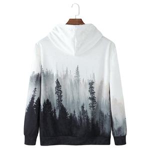 Sudadera con capucha en blanco de algodón grueso de gran tamaño de lujo, logotipo personalizado impreso, diseño forrado de alta calidad para hombres y mujeres - Product Image 4
