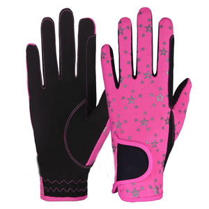 2025 vente d'usine Logo personnalisé meilleure qualité Polo gants pour femmes anti-dérapant personnalisé équestre gants OEM équitation gants - Product Image 1