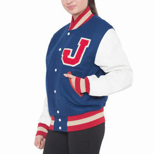 Femmes Veste universitaire de haute qualité pour logo personnalisé Veste universitaire à la mode avec logo brodé personnalisé Vêtements en gros pour femmes - Product Image 2