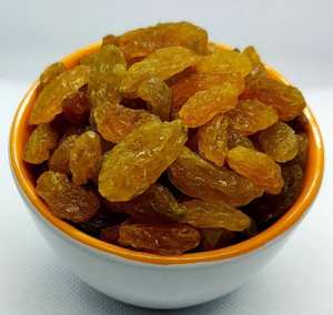 Pasas Doradas Enteras Secas al Sol Premium, Dulces Naturales, 500g, para Meriendas, Repostería y Mezclas de Frutos Secos, 12 Meses de Duración, En Venta - Product Image 3