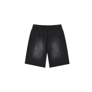 Pantalones Cortos Deportivos de Algodón con Estampado 3D en Relieve, Parche de Mono, Cintura Elástica y Cierre de Cremallera - Product Image 1